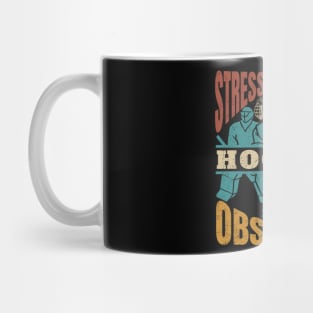 Stressed Blessed And HOCKEY Obssesed Mug